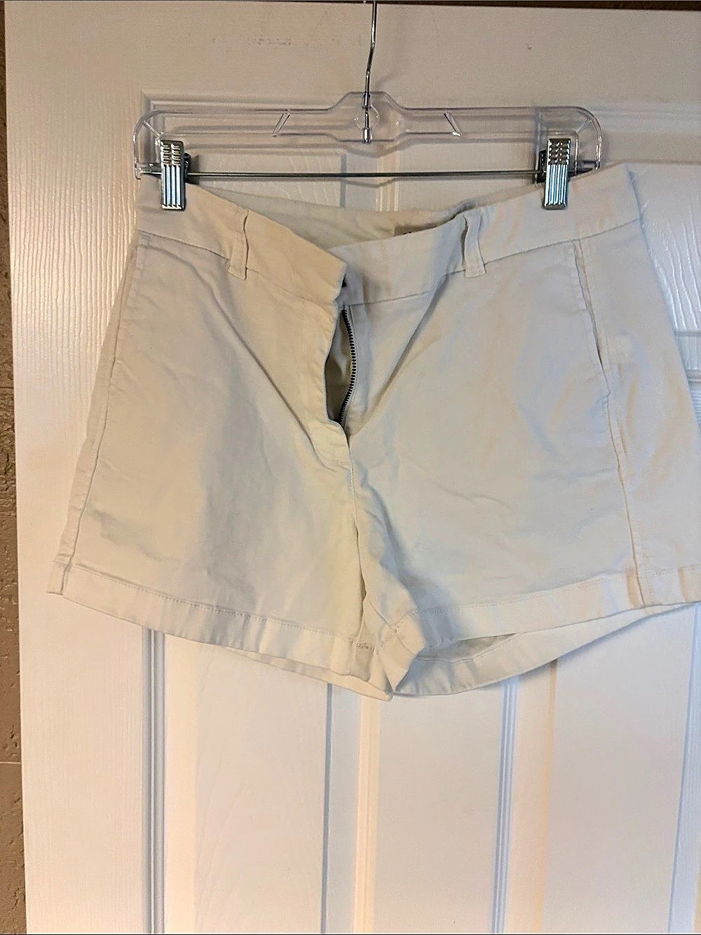 J.Crew Women's High-Waist Shorts in Cream Size 8 Like New